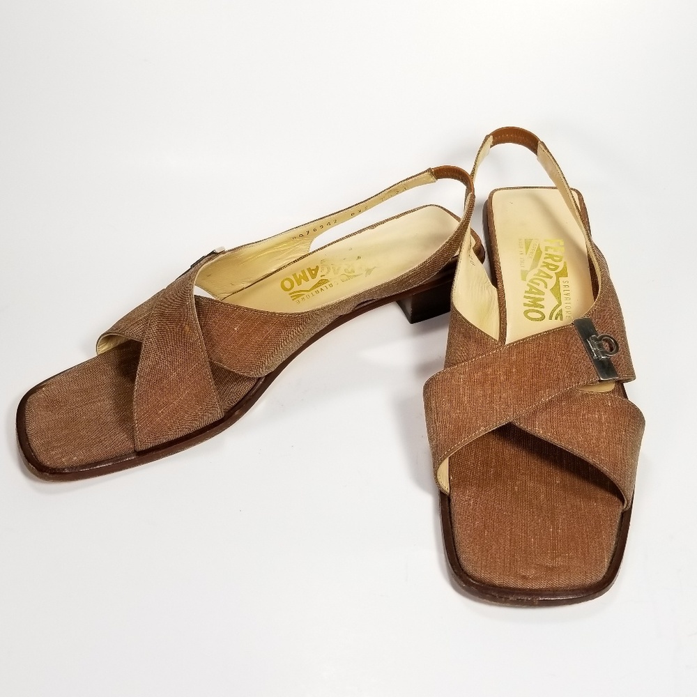 Salvatore Ferragamo Sandals Women's Size 8.5 AA